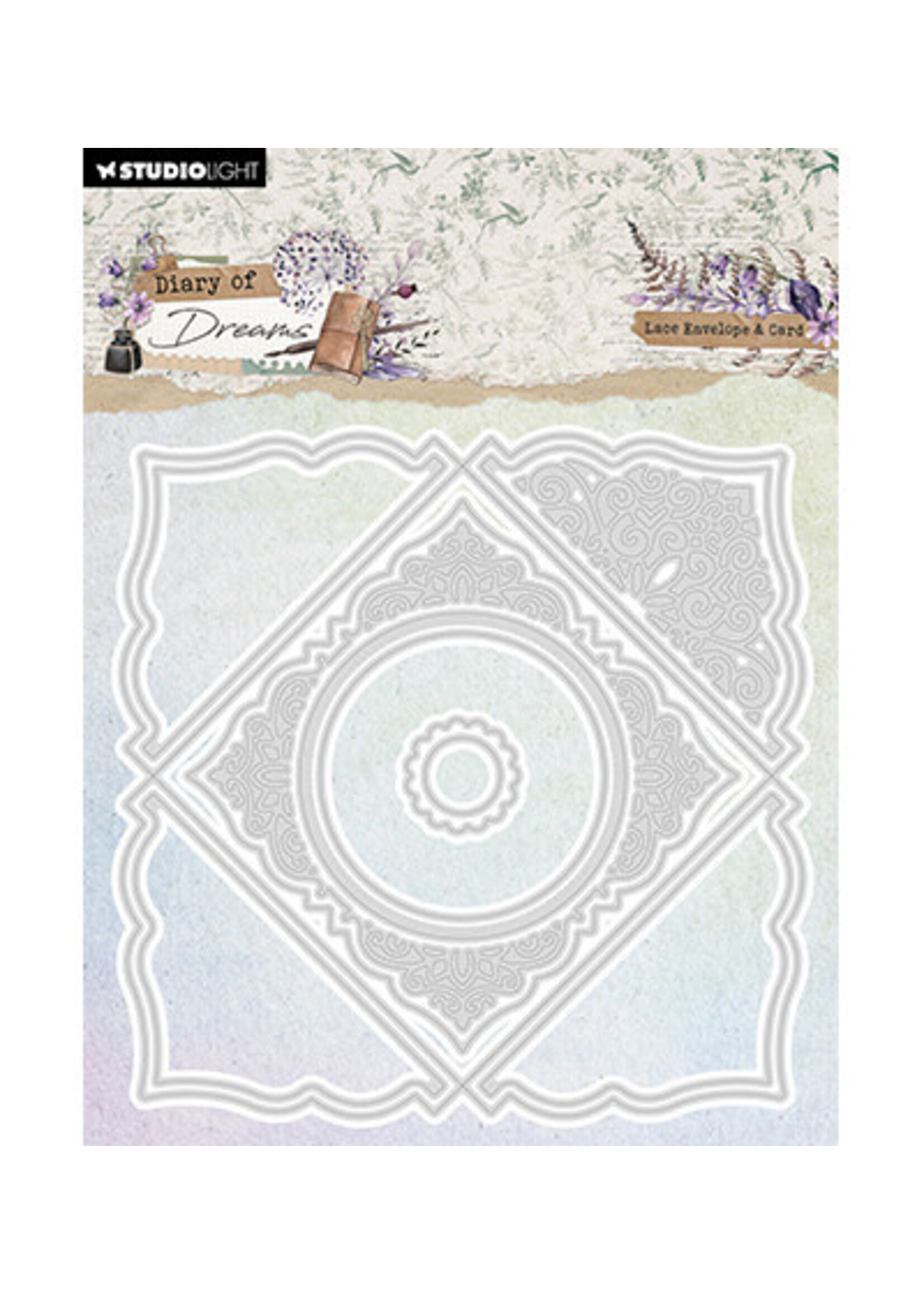 SL-DD-CD977 - Lace Envelope Diary of Dreams