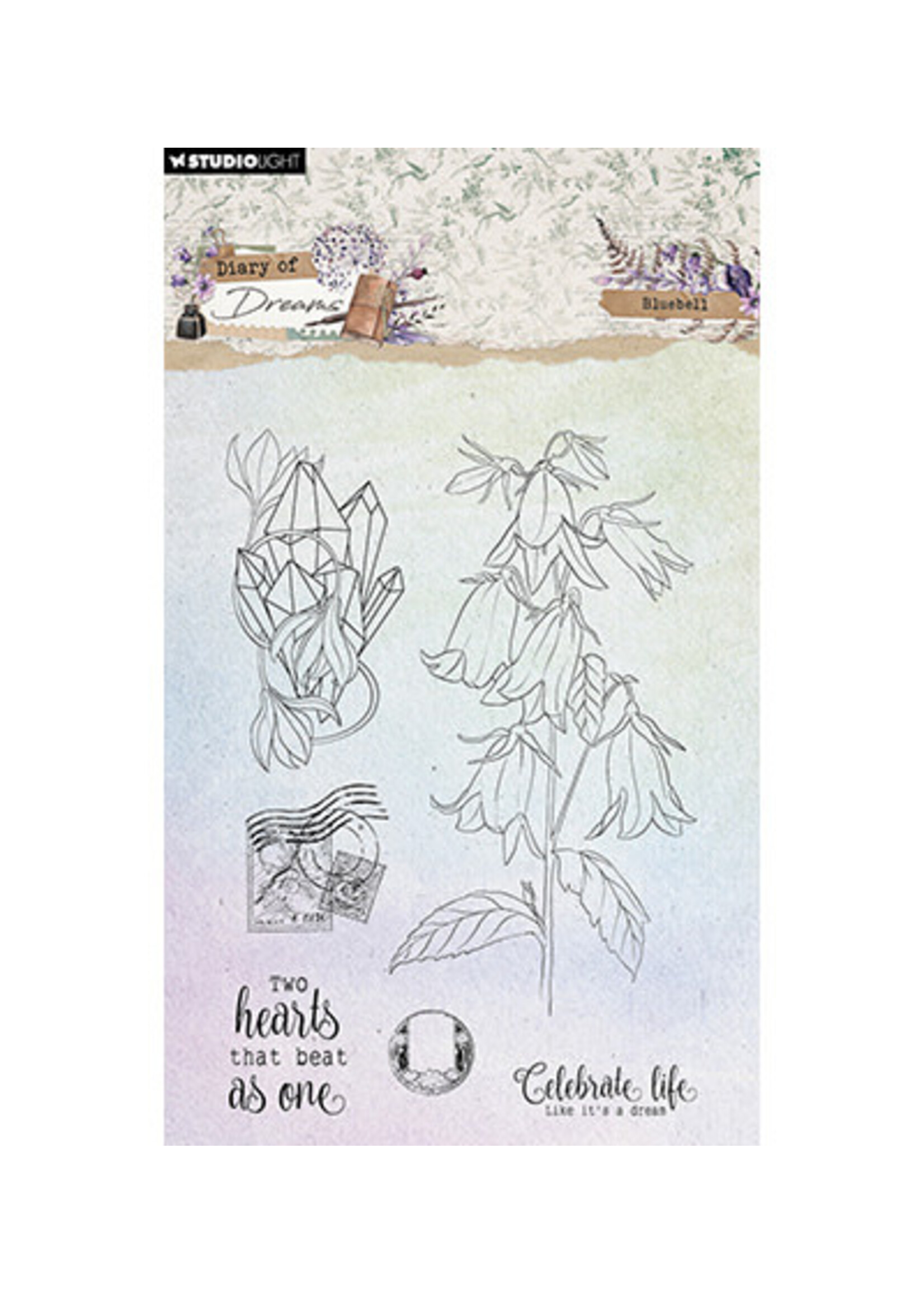 SL-DD-STAMP808 - Blue Bell Diary of Dreams