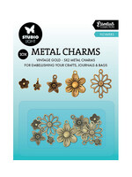 SL-CO-CHARM01 - Metal Charms Flowers