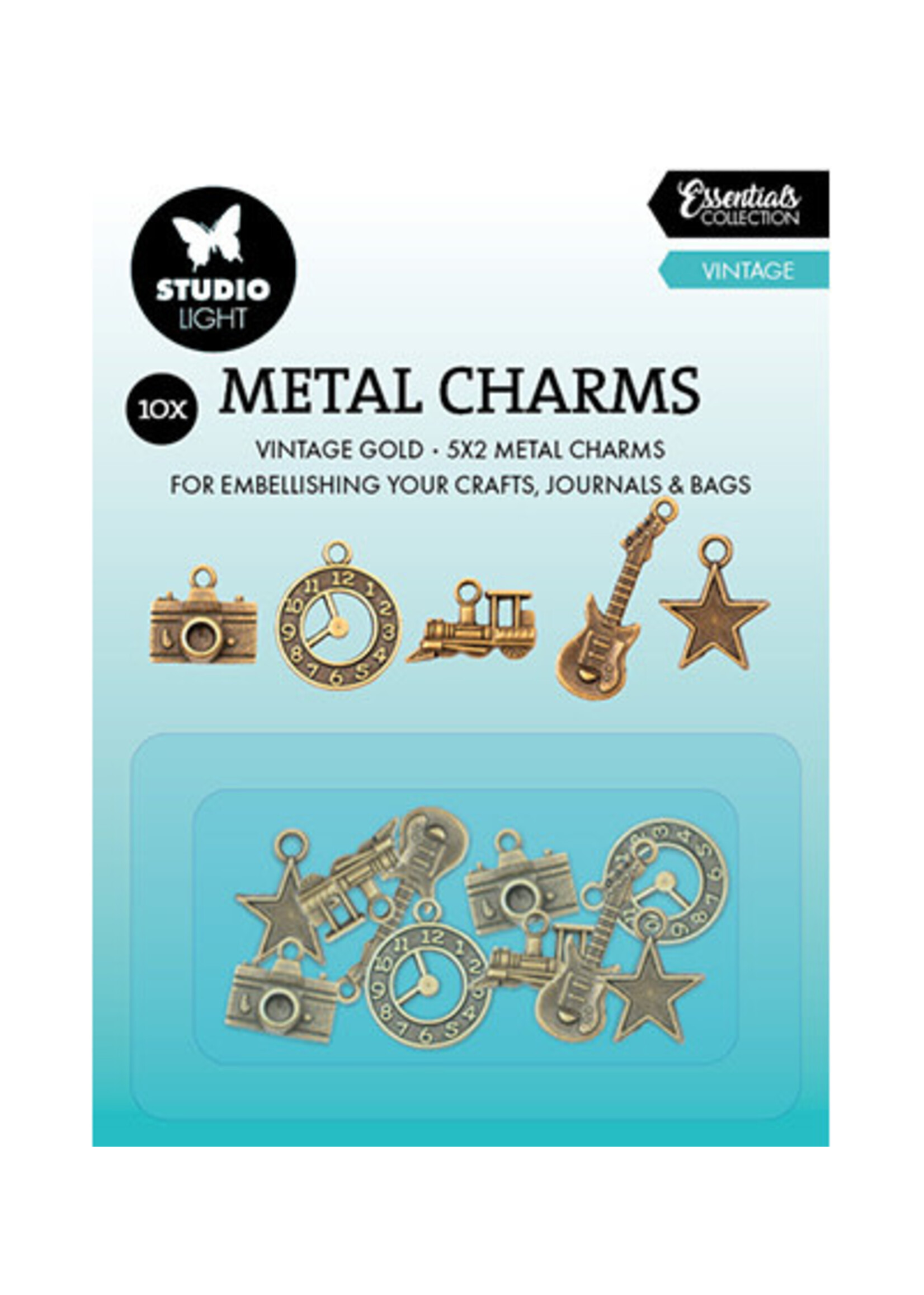 SL-CO-CHARM04 - Metal Charms Vintage
