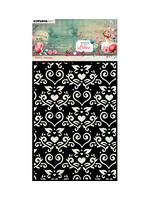 JMA-SYL-MASK316 - Heart Damask Sending You Love
