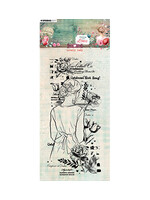 JMA-SYL-STAMP798 - Lovely Lady Sending You Love nr.