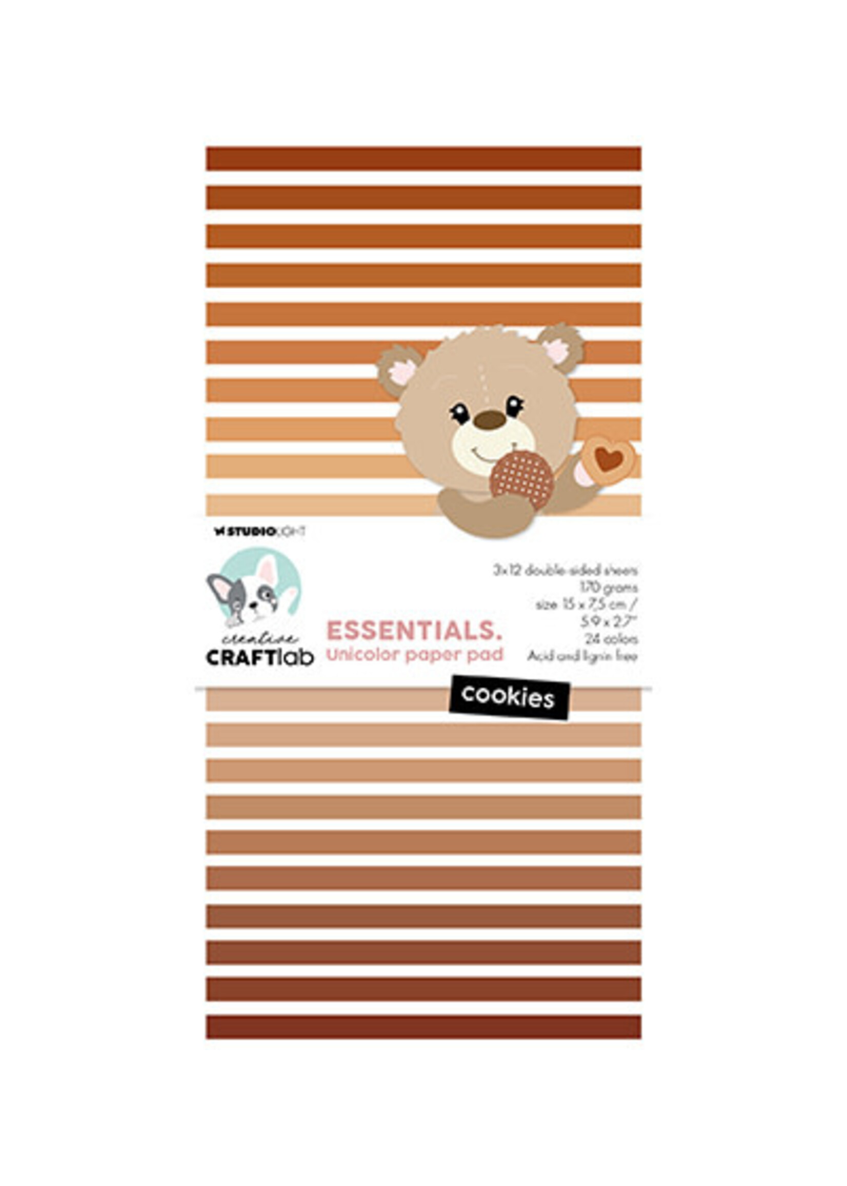 CCL-ES-UPP291 - Unicolor Paper Pad Cookies
