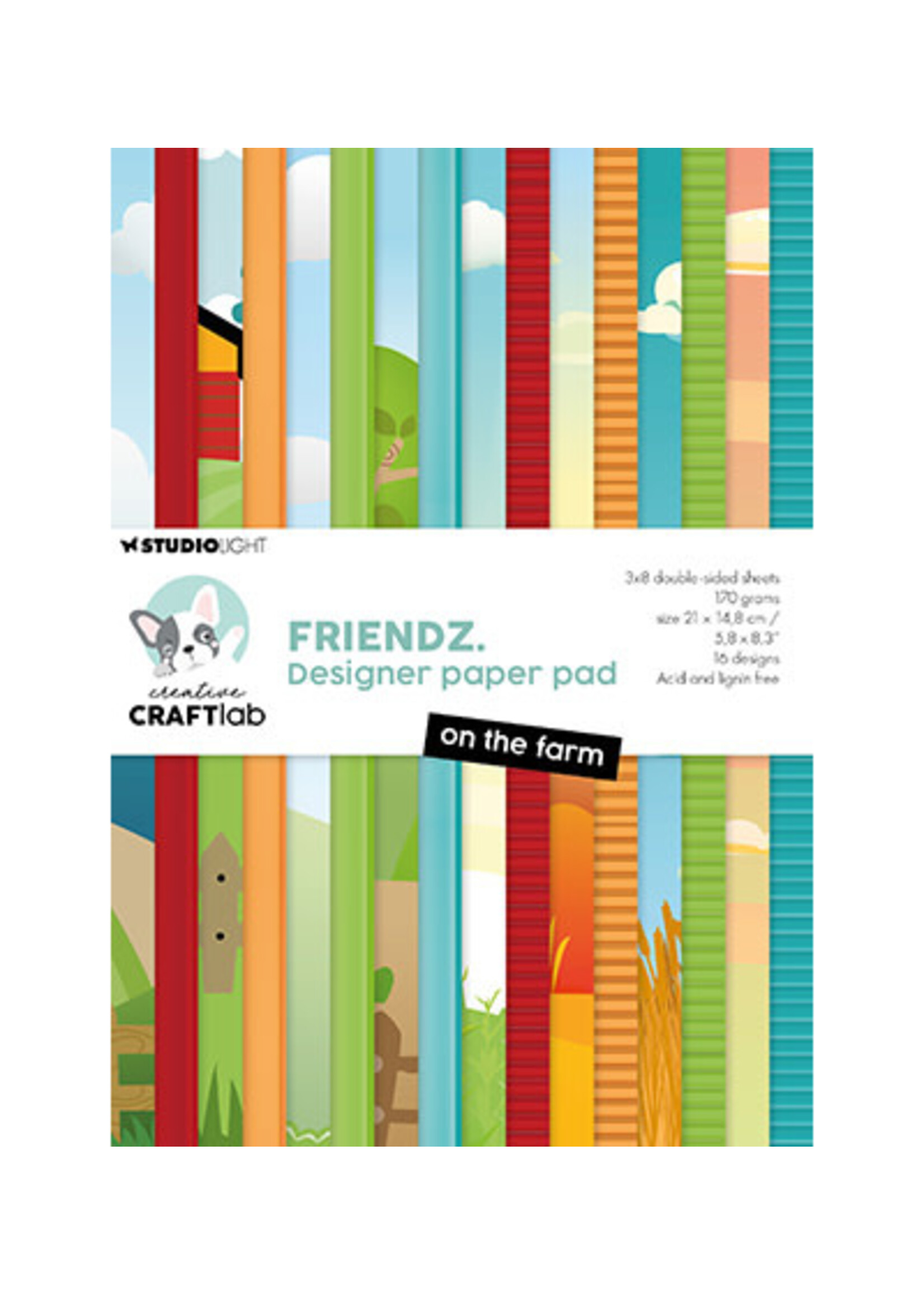 CCL-FR-DPP308 - Paper Pad On the Farm Friendz