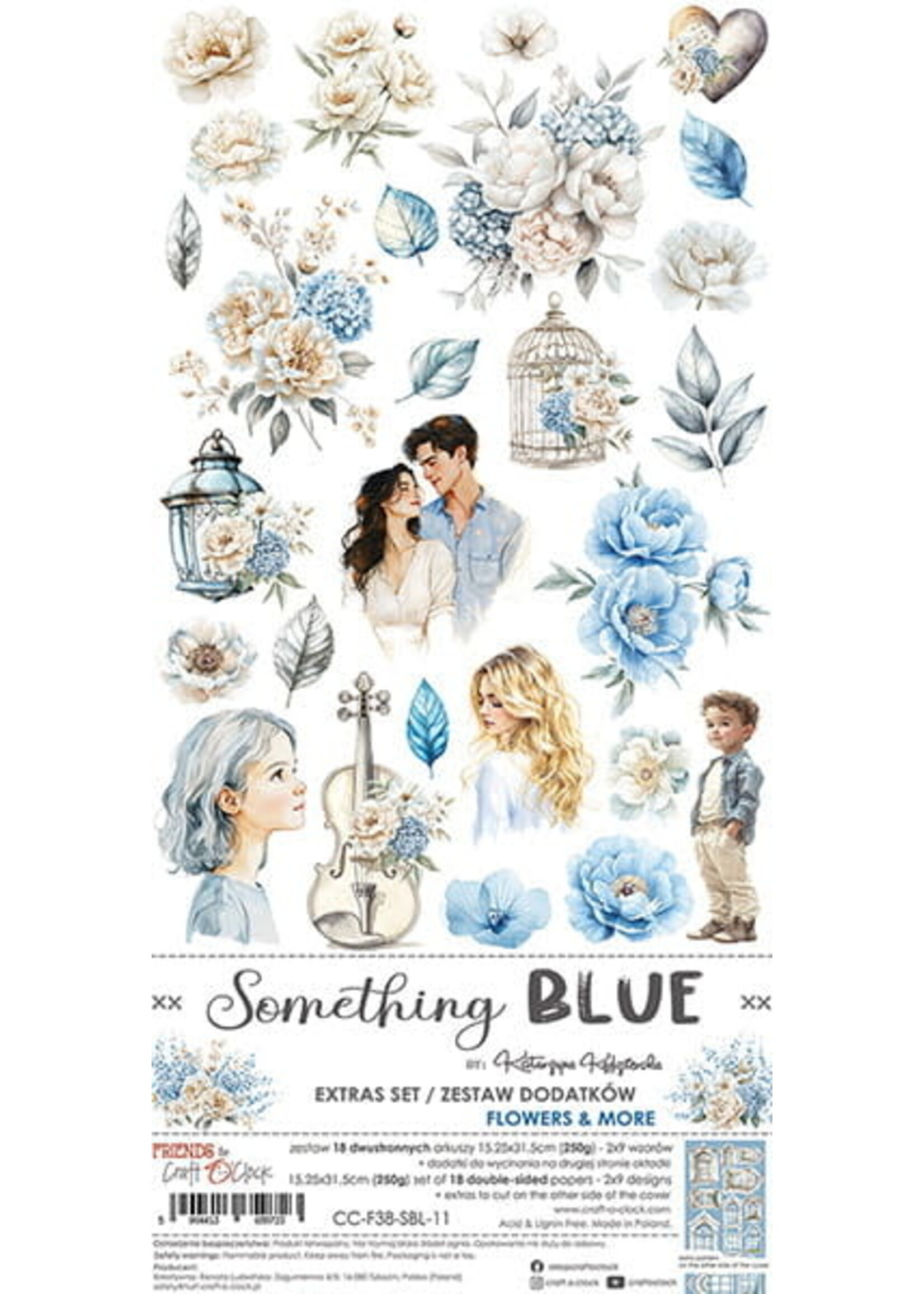 SOMETHING BLUE - EXTRA'S set - BLOEMEN