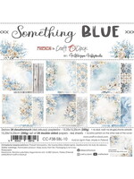 SOMETHING BLUE - een set papieren 15,25x15,25cm