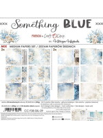 SOMETHING BLUE - een set papieren 20,3x20,3cm - MIX