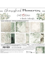 CHERISHED MEMORIES - een set papieren 20,3x20,3cm - BASIC
