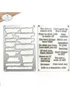 CSD390 - Journal Phrases 4 Stamp and Die Set