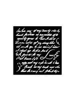 Dik stencil cm 12X12 - Masquerade handschrift CME-code: KSTDS10