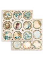 Scrapbooking dubbelzijdig blad - Maskerade rondes CME-code: SBB1047