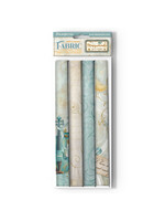 Pack 4 vellen stof cm 30x30 - Masquerade CME-code: SBPLT41