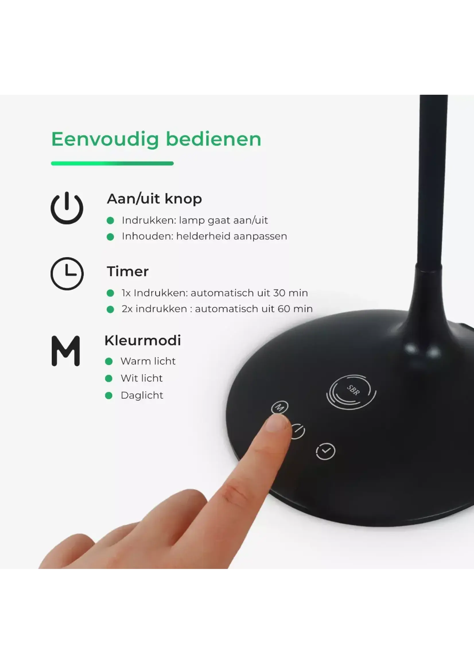 Dag licht lamp SBR Glow bureaulamp