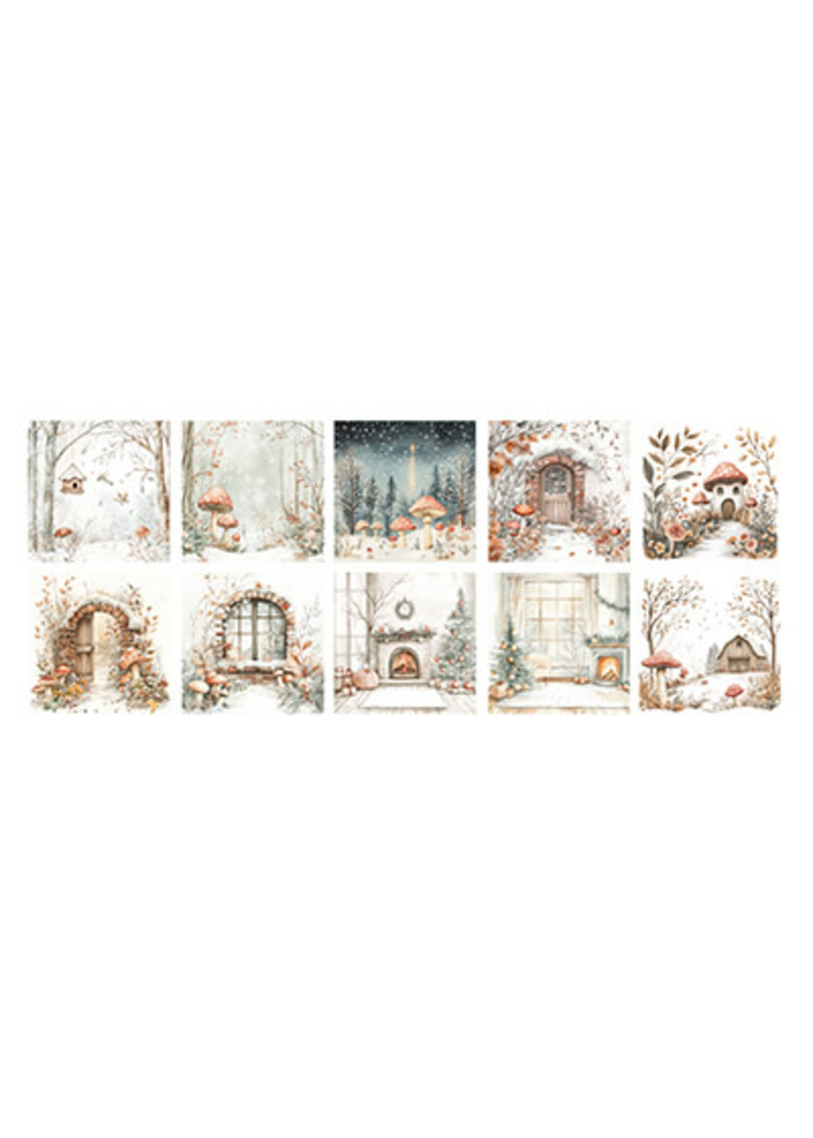 473.005.073 - Collage Paperset Winter Wonderland