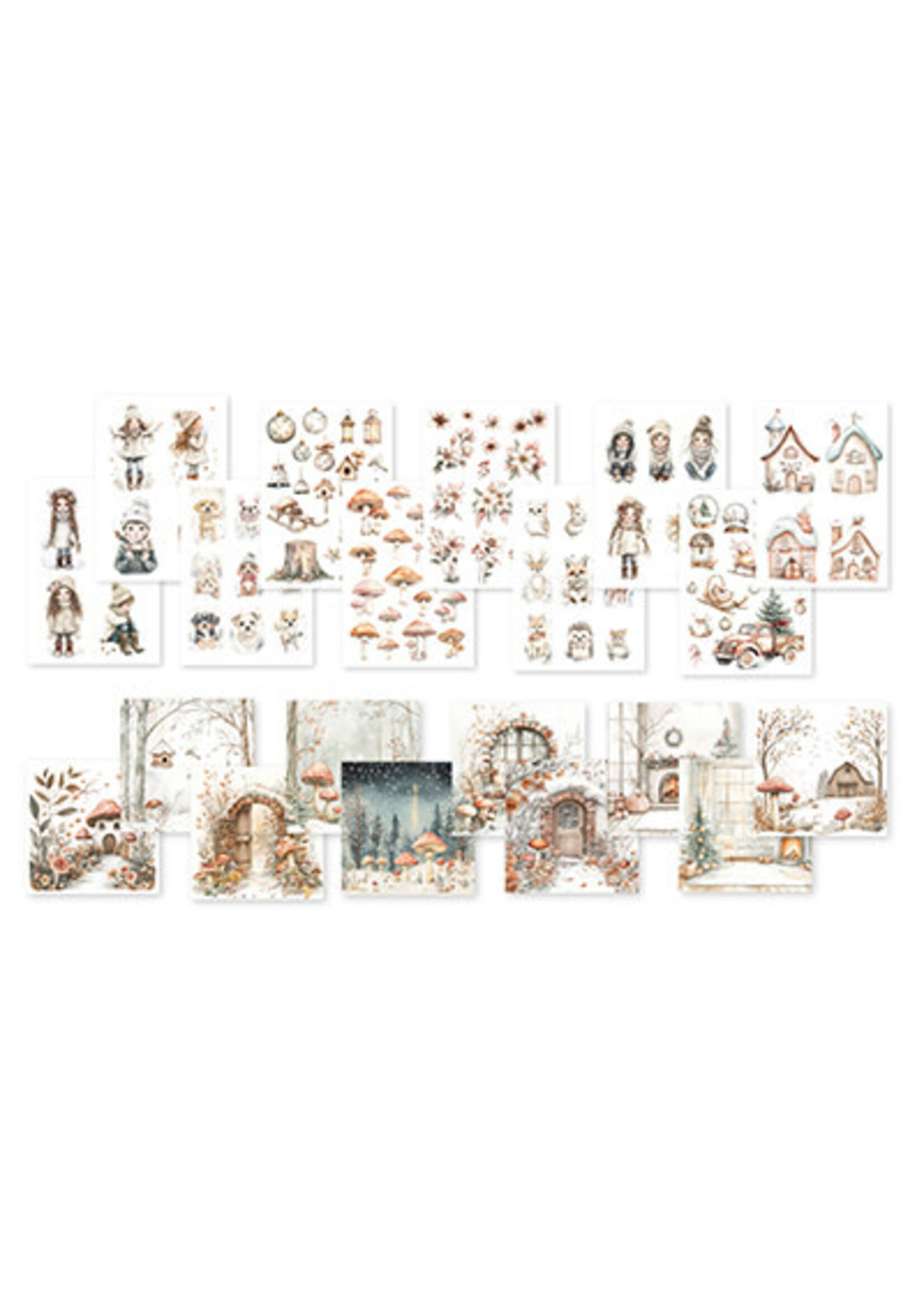 473.005.073 - Collage Paperset Winter Wonderland