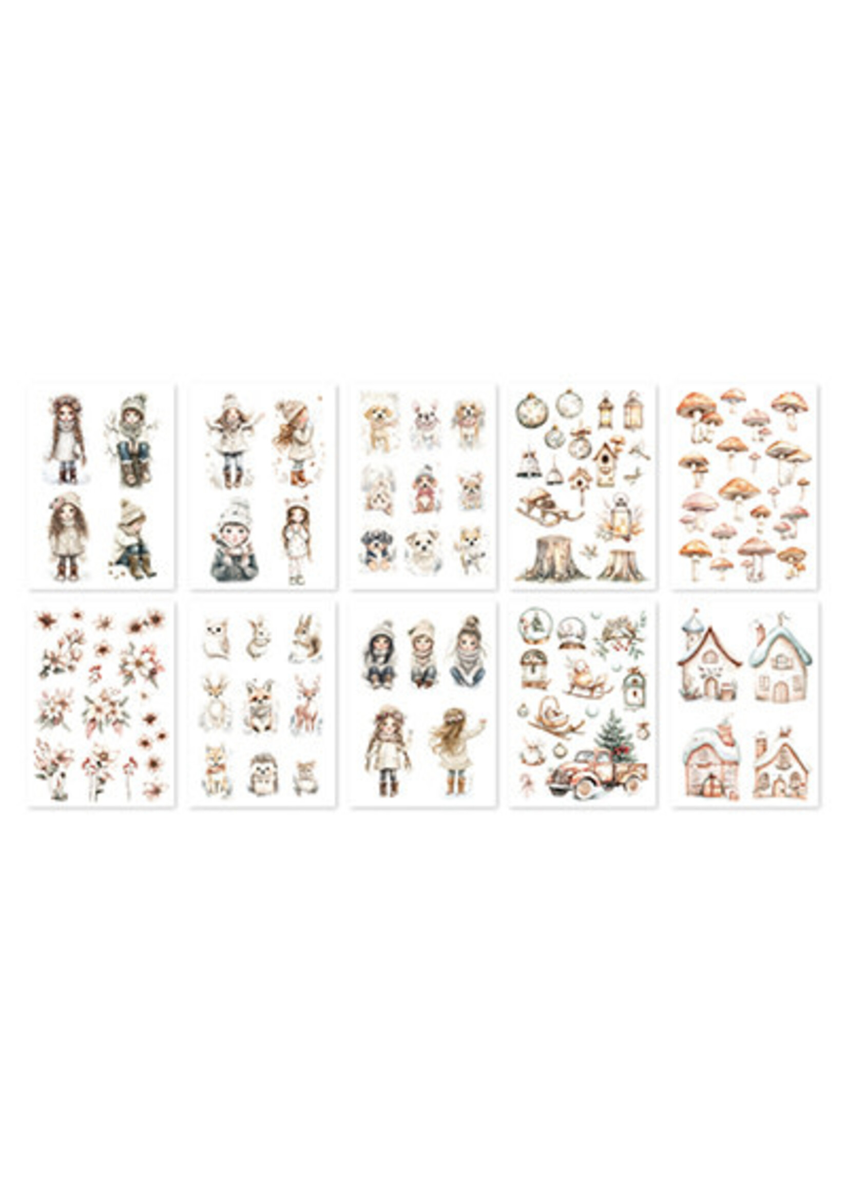 473.005.073 - Collage Paperset Winter Wonderland