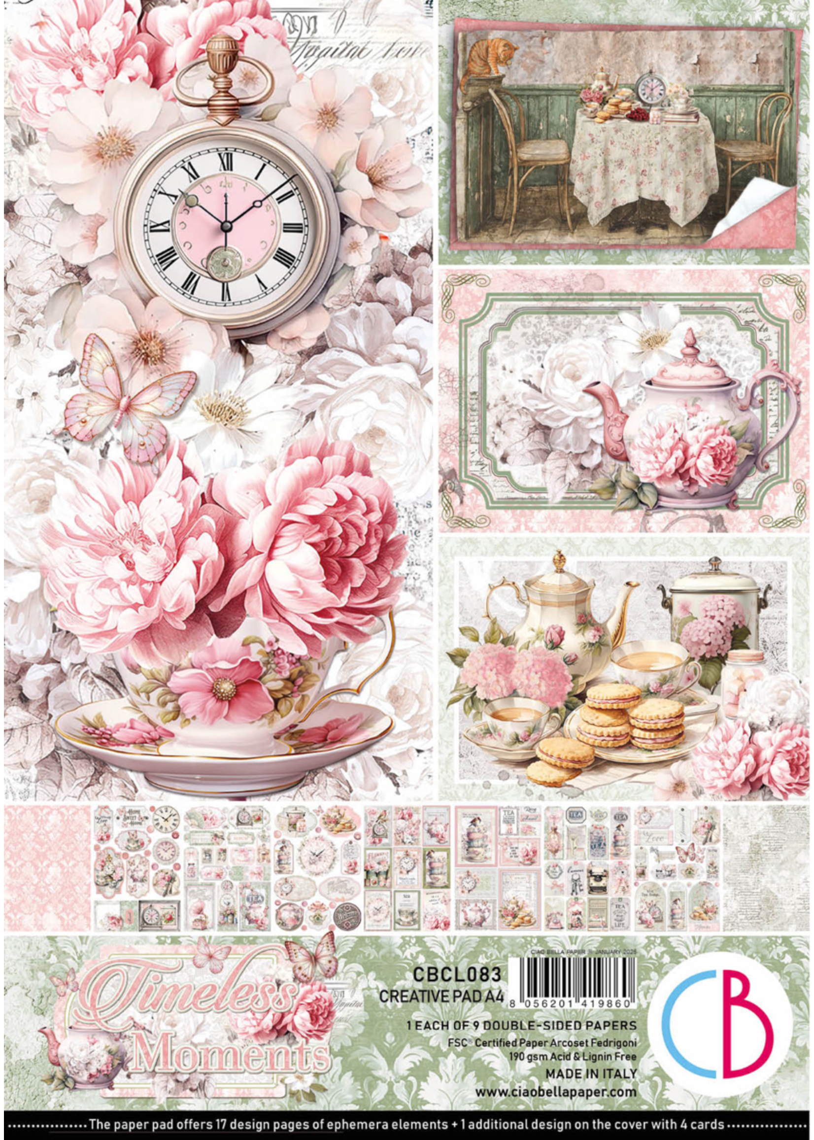 Timeless Moments Creative Pad A4 9/PCG