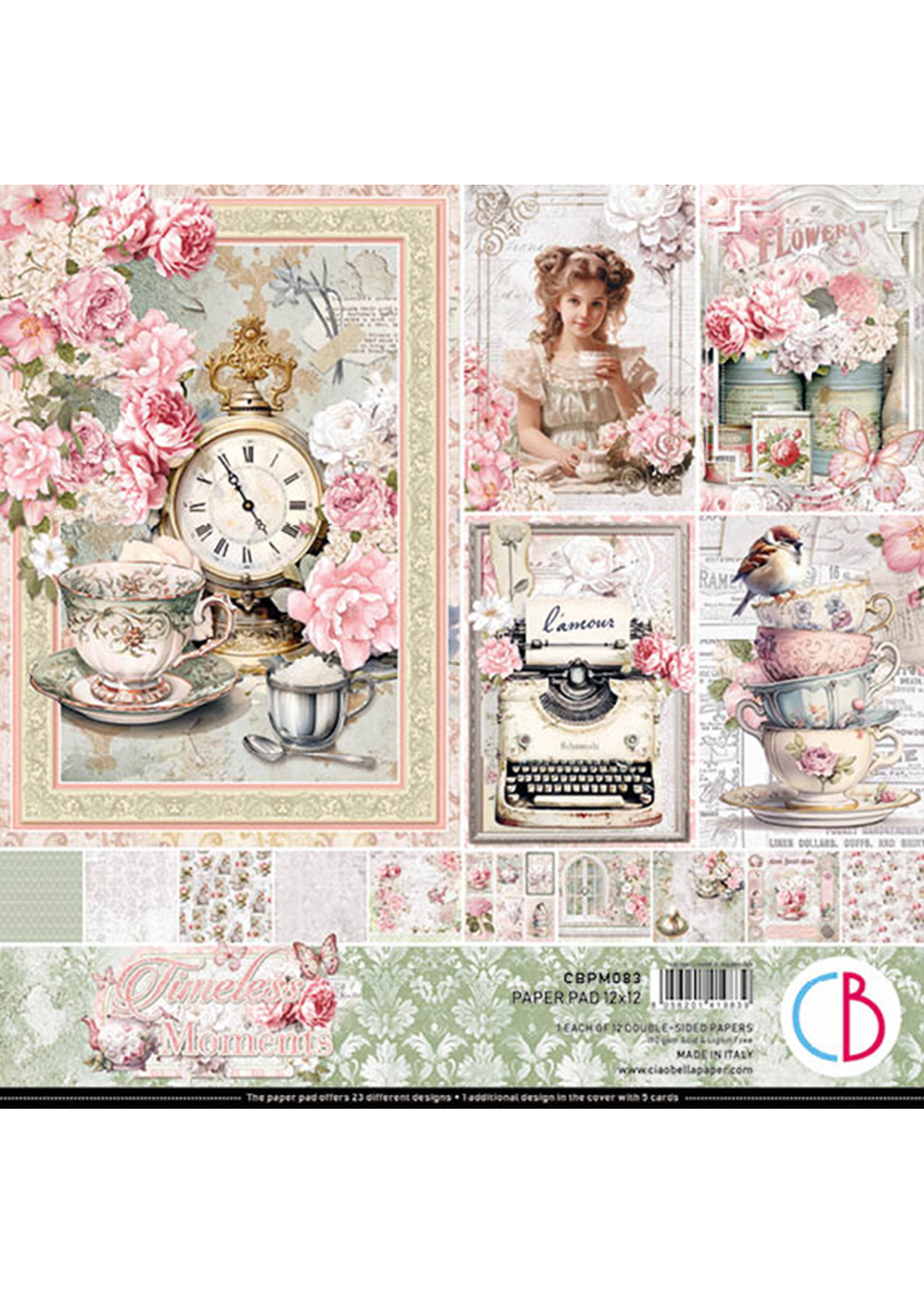 Timeless Moments Papierblok 12"x12" 12/verpakking