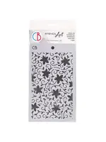 Timeless Moments 5x8 Inch Texture Stencil Vintage Filigree Pattern (MS123)