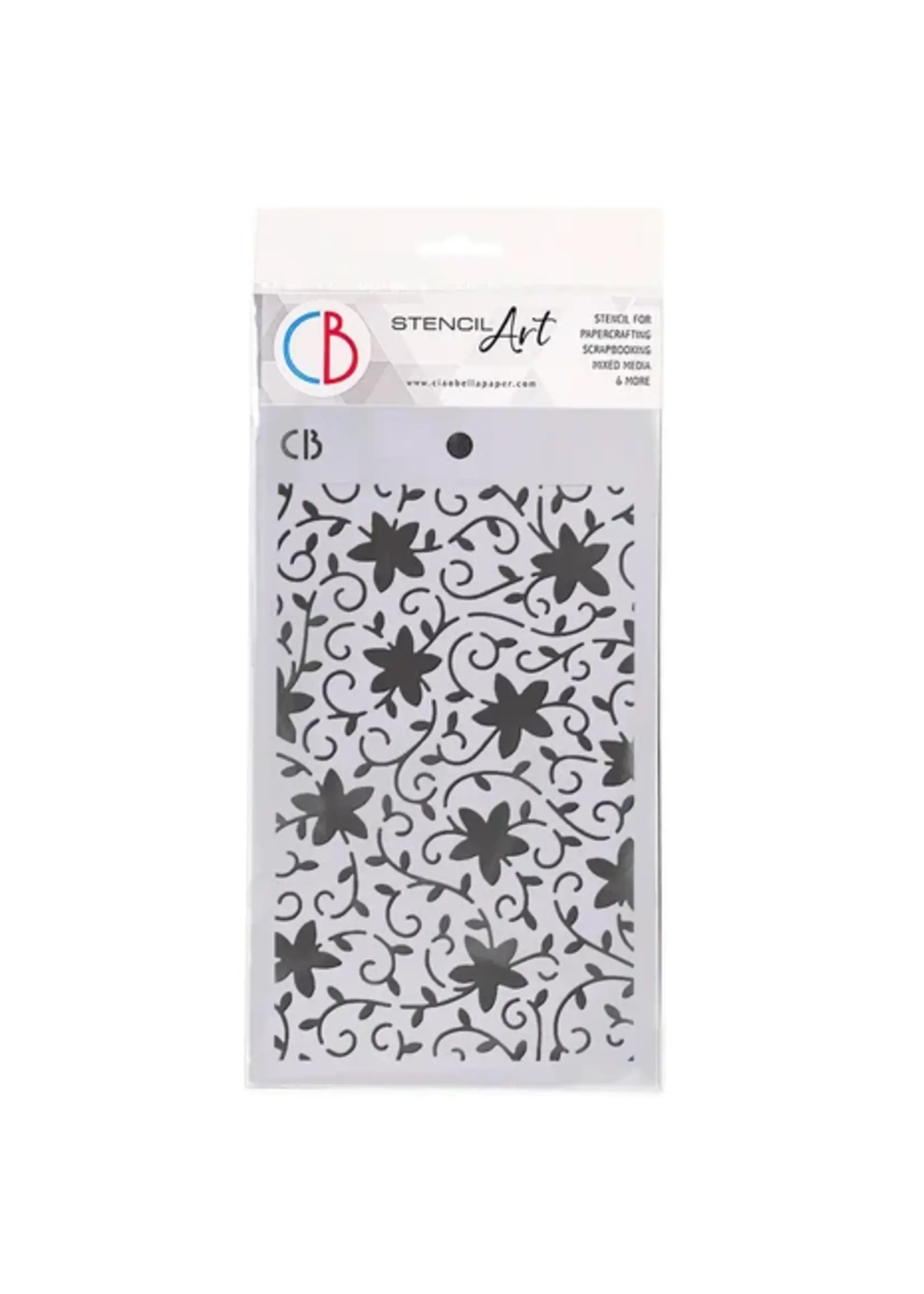 Timeless Moments 5x8 Inch Texture Stencil Vintage Filigree Pattern (MS123)