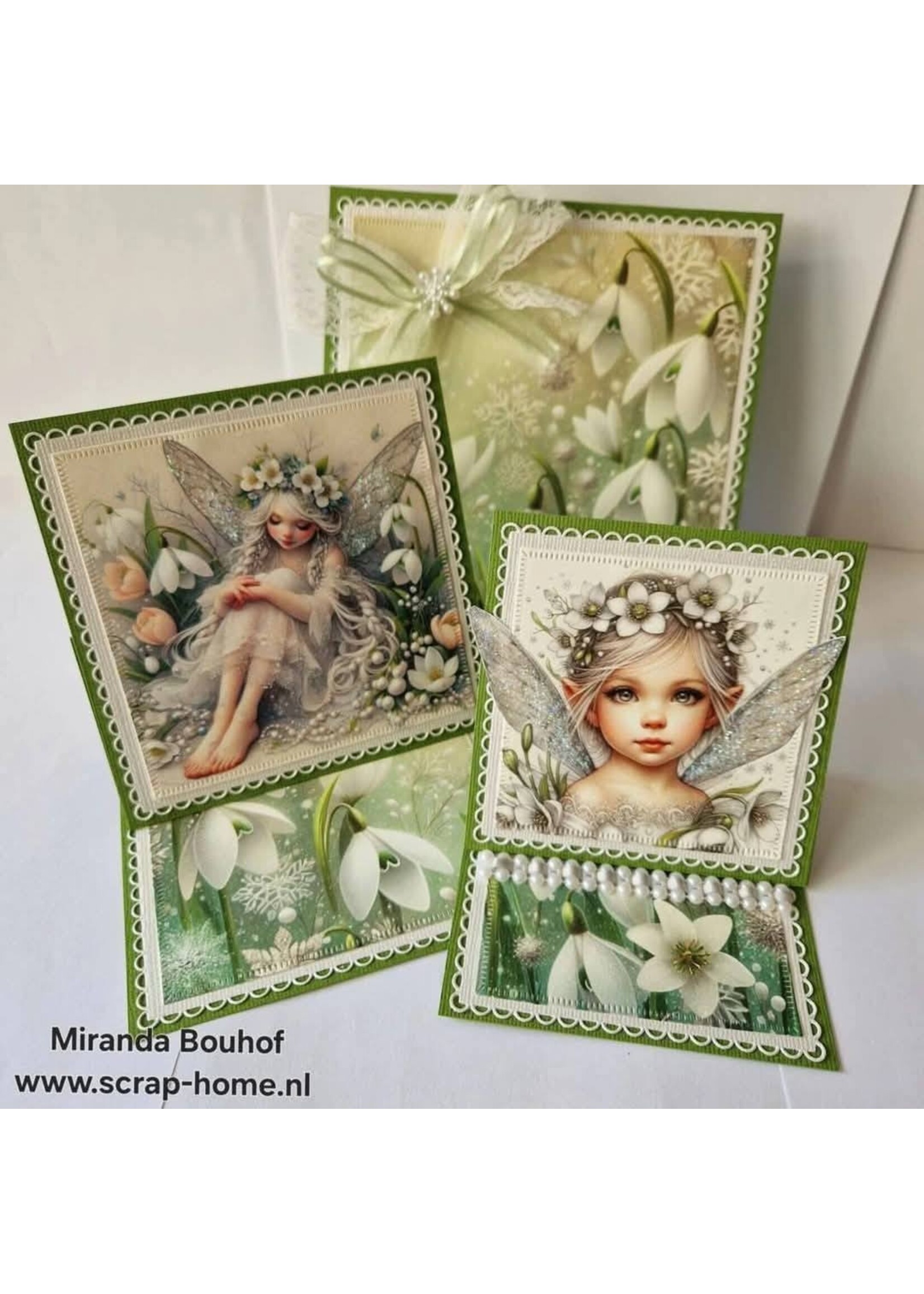 3 dubbele easelkaart Lia en Miranda