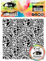 Frosty 6x6 Inch Stencil (VIS-FRO-03)