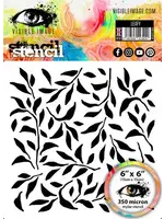Leafy 6x6 Inch Stencil (VIS-LEA-03)