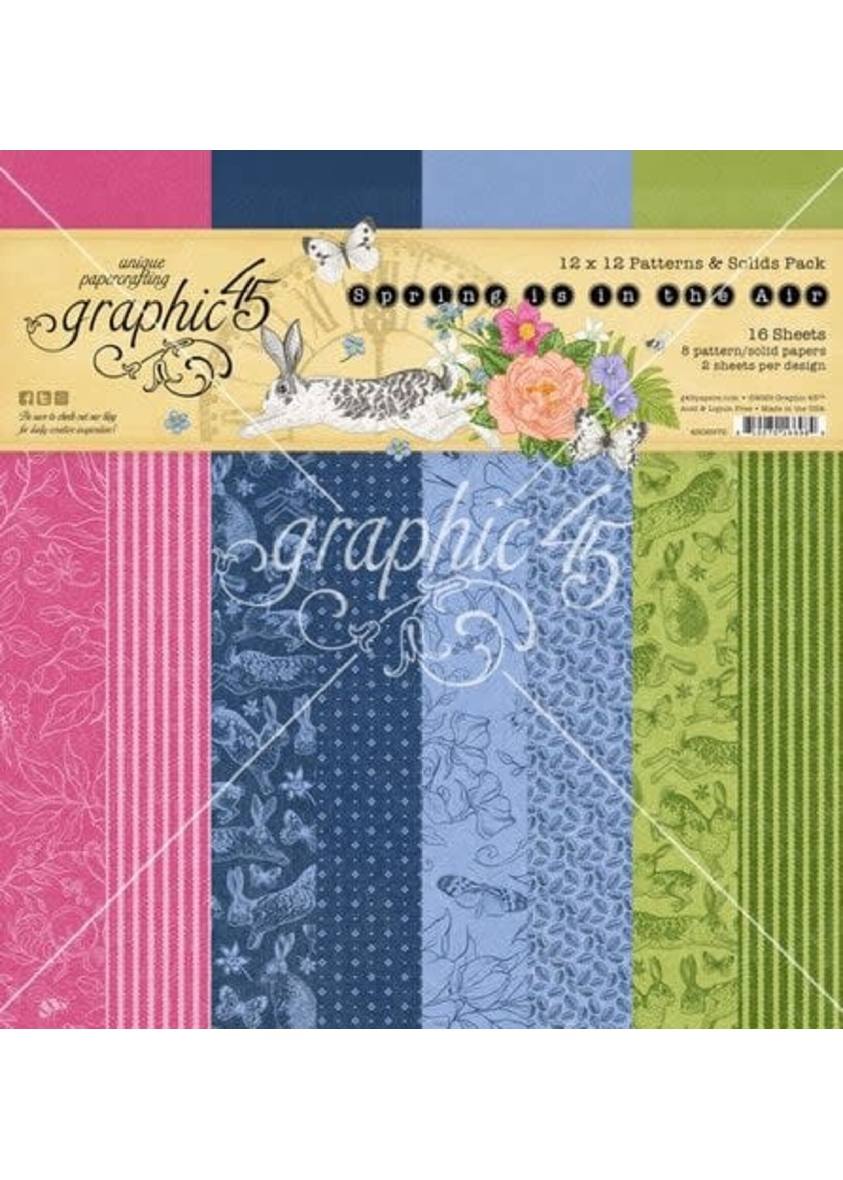 Spring is in the Air 12x12 Inch Patterns & Solids Pack (4502975)