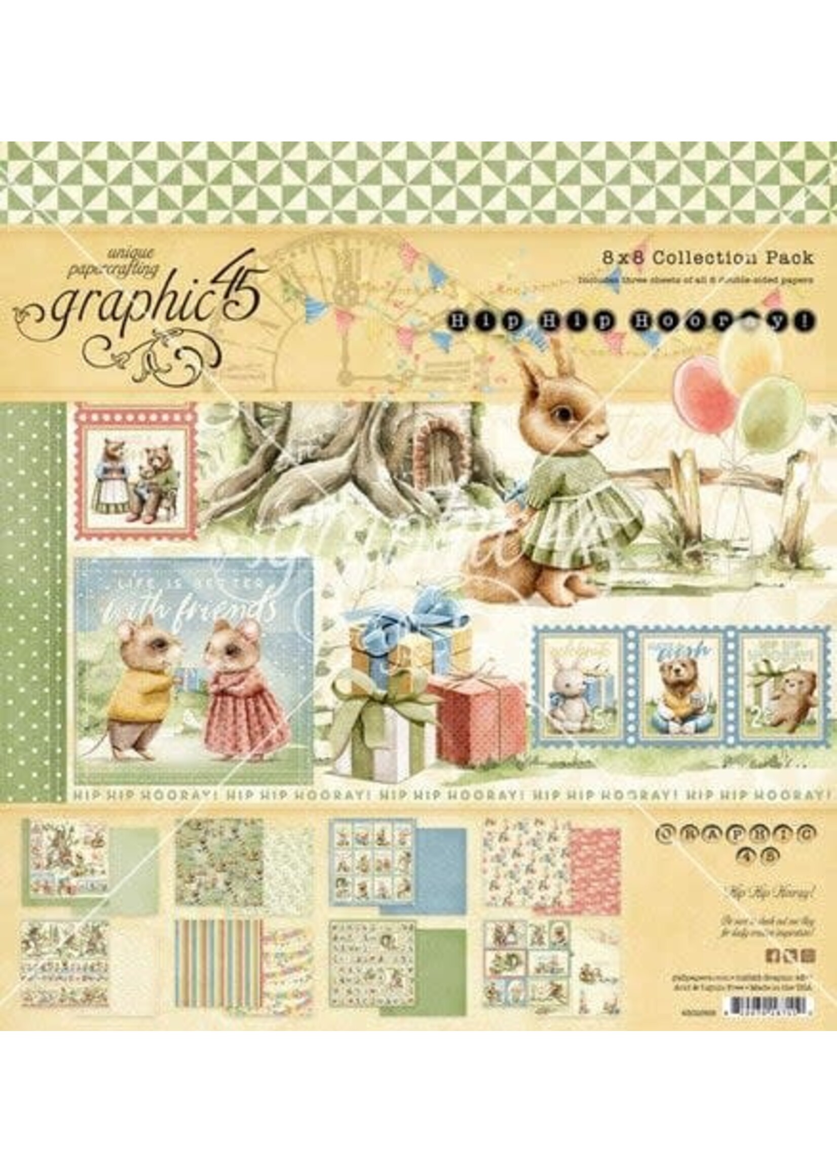 Hip Hip Hooray 8x8 Inch Collection Pack (4502988)