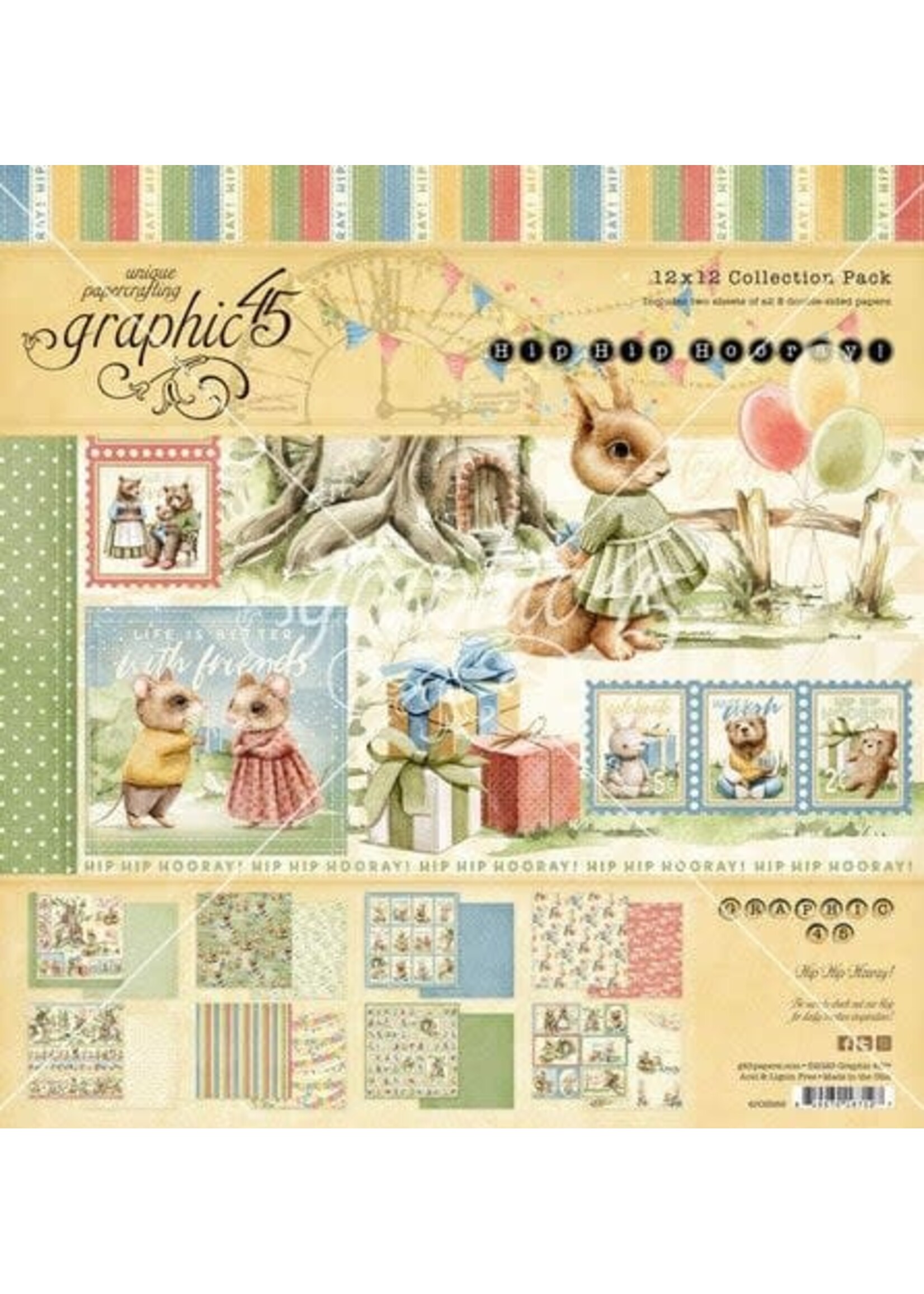Hip Hip Hooray 12x12 Inch Collection Pack (4502989)