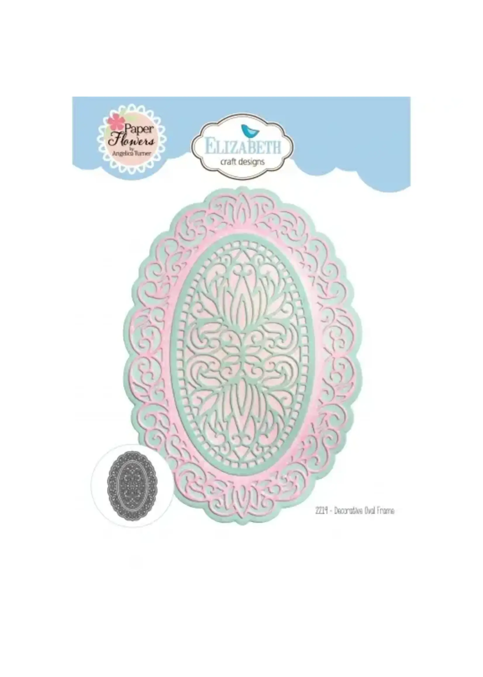 2219 - Decorative Oval Frame
