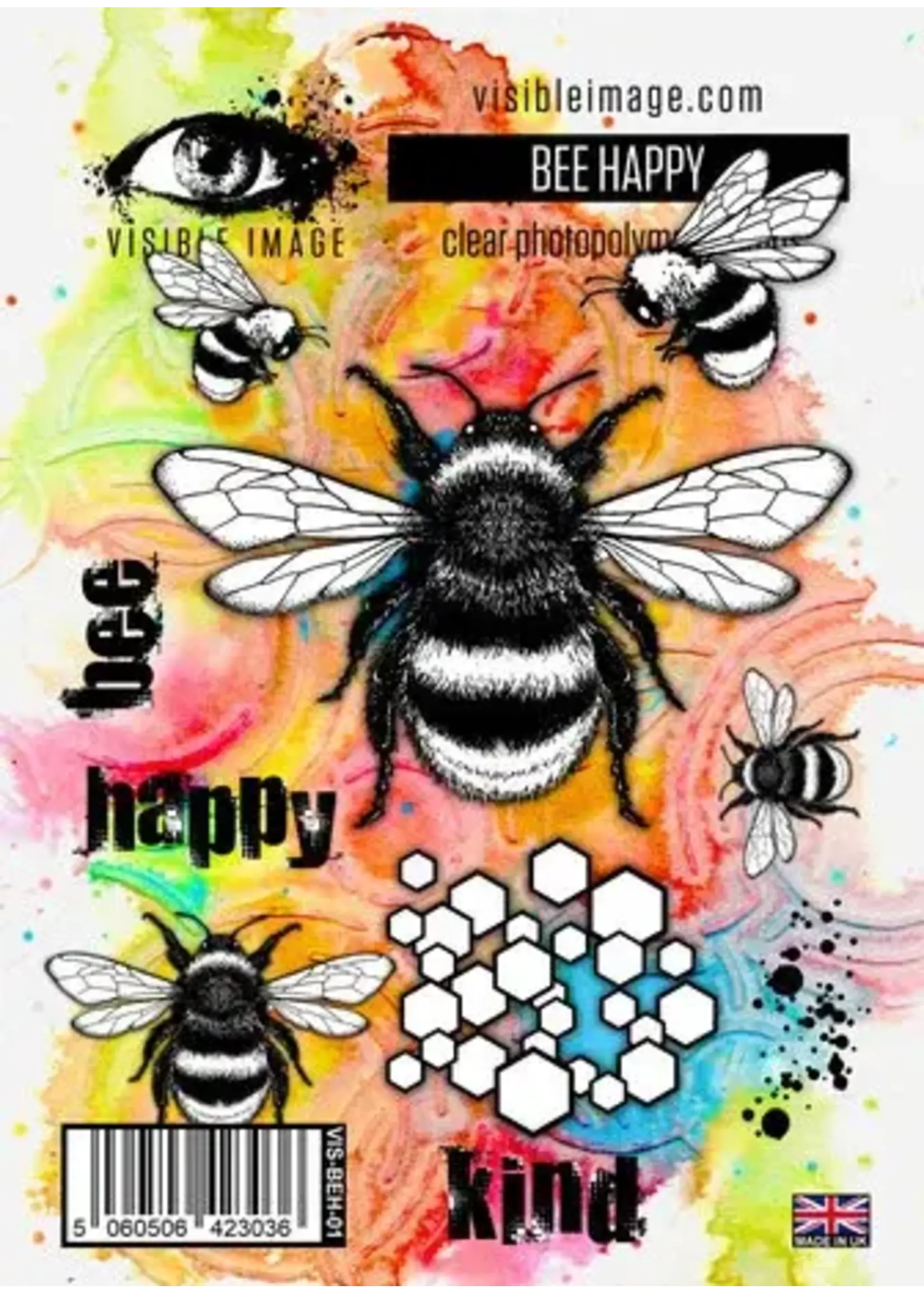 Bee Happy A6 Stamp Set (VIS-BEH-01)