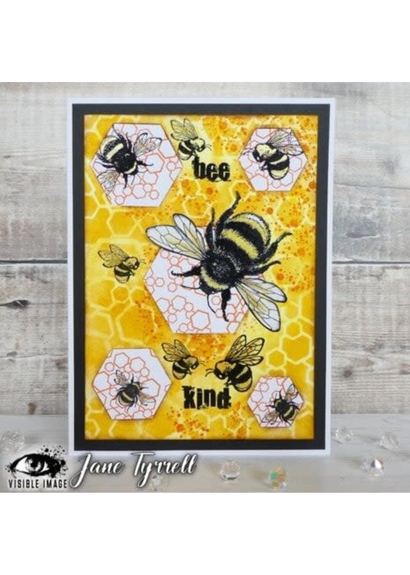 Bee Happy A6 Stamp Set (VIS-BEH-01)