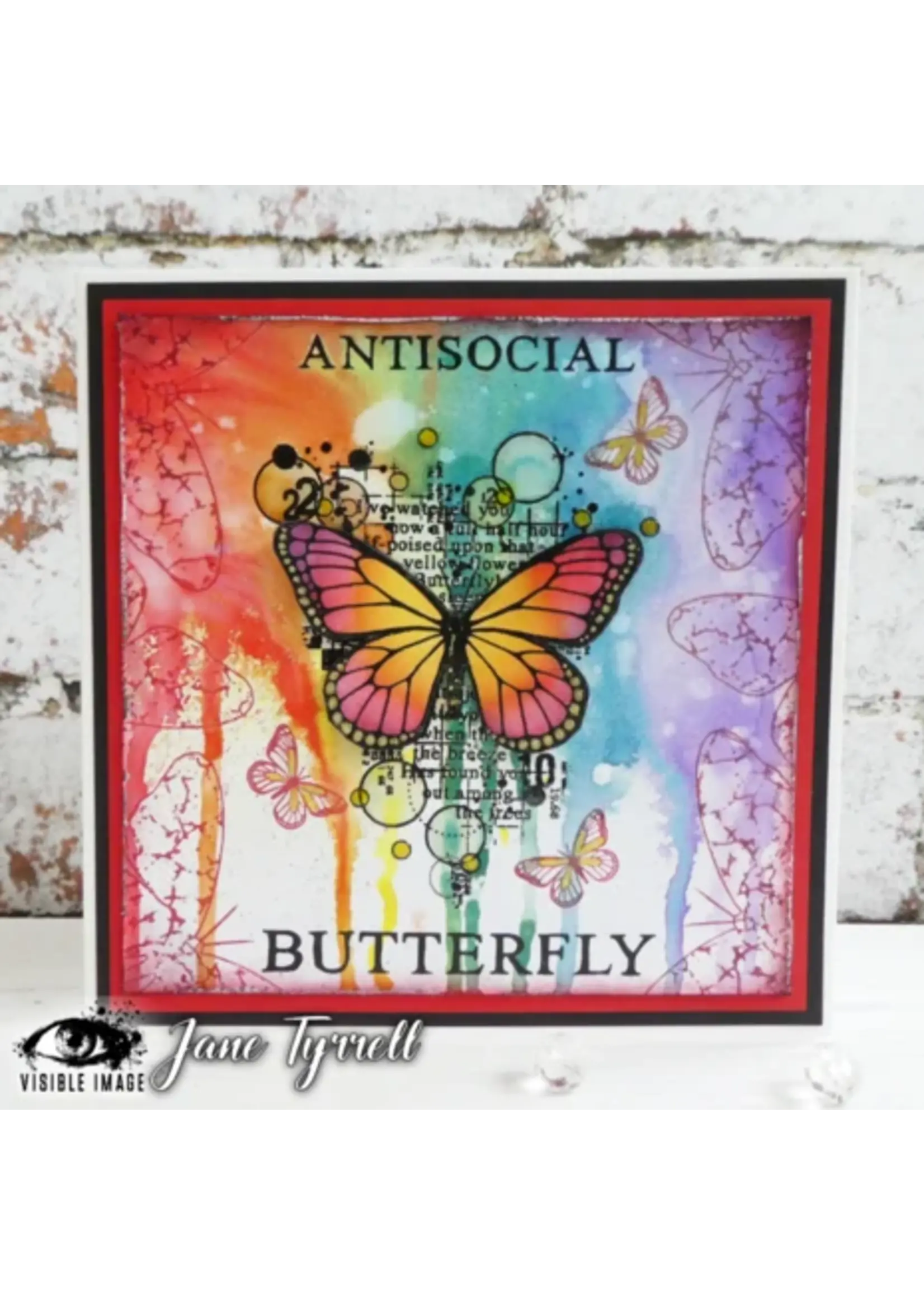 Antisocial Butterfly A6 Stamp Set (VIS-ANB-01)