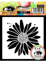 Inky Daisy 4x4 Inch Stencil (VIS-ID4-03)