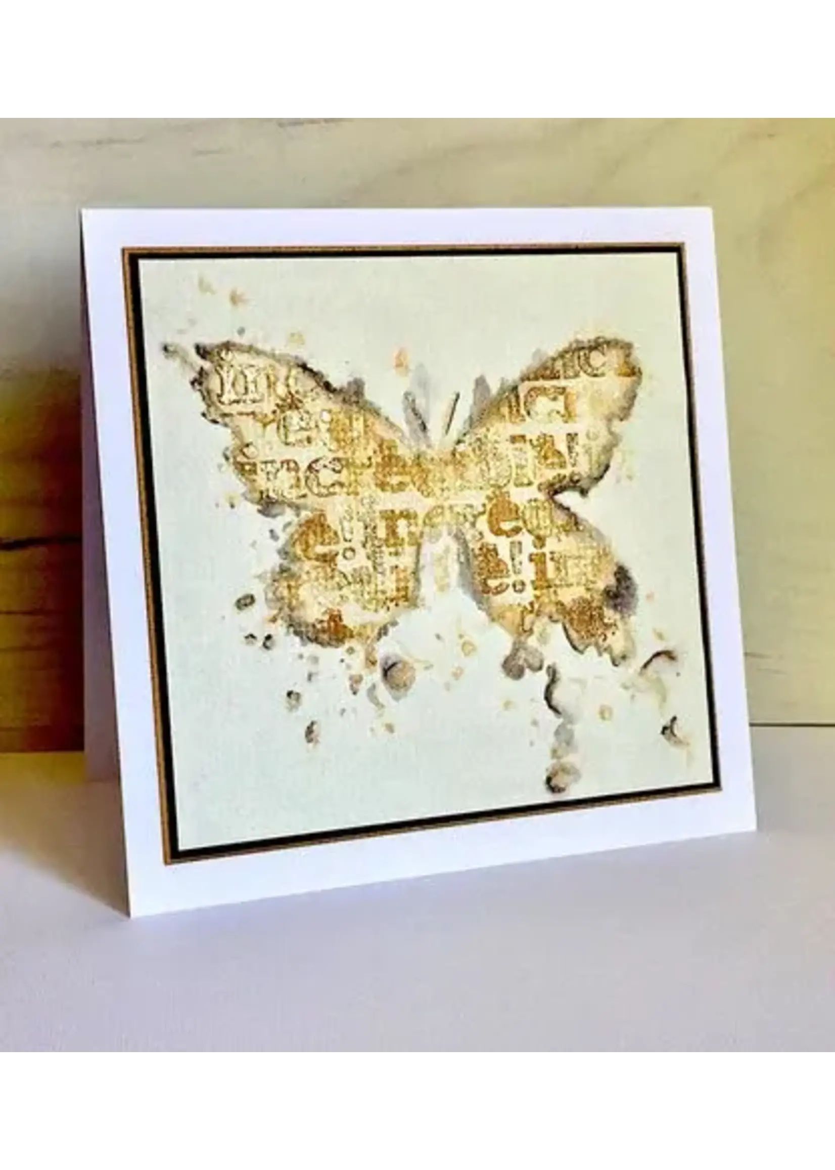 Butterfly Ink 6x6 Inch Stencil (VIS-BFI-03)