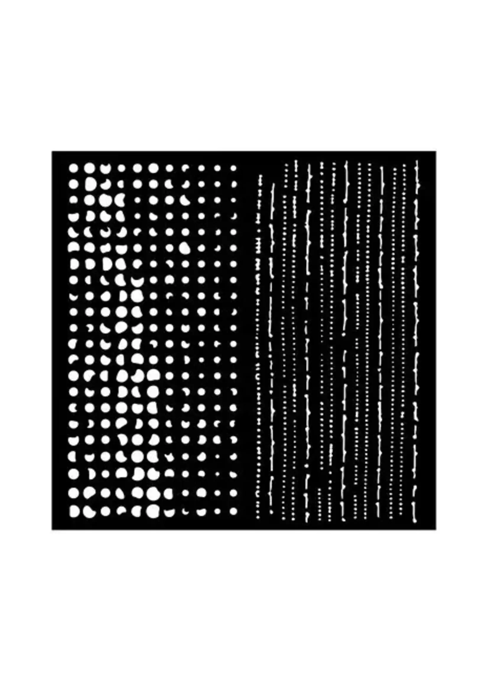 The Nutcracker Thick Stencil 18x18cm Double Texture (KSTDQ108)