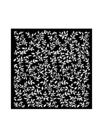 Garden Thick Stencil 18x18cm Leaves Pattern (KSTDQ103)