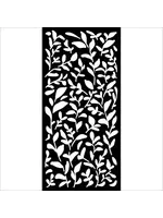 Create Happiness Secret Diary Thick Stencil 12x25cm Leaves Pattern (KSTDL92)