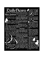 Coffee and Chocolate Thick Stencil 20x25cm Daily News (KSTD149)