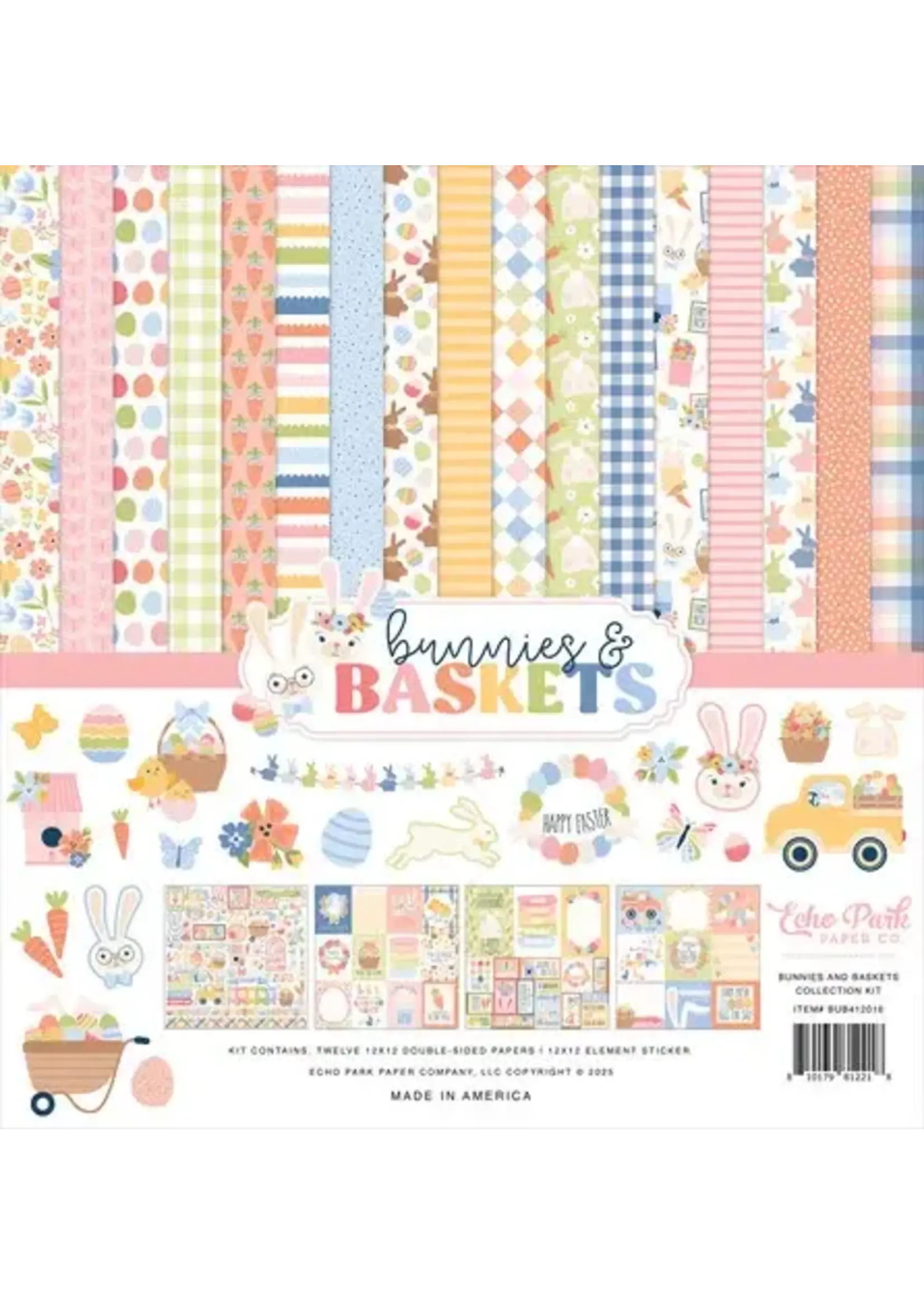 Bunnies And Baskets 12x12 Inch Collection Kit (BUB412016)