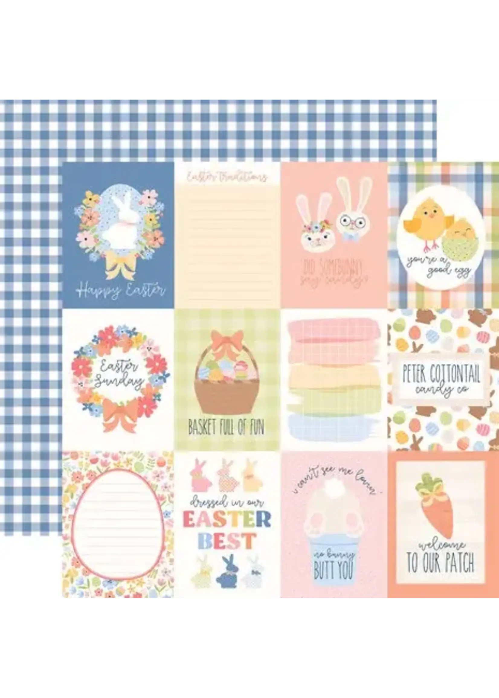 Bunnies And Baskets 12x12 Inch Collection Kit (BUB412016)