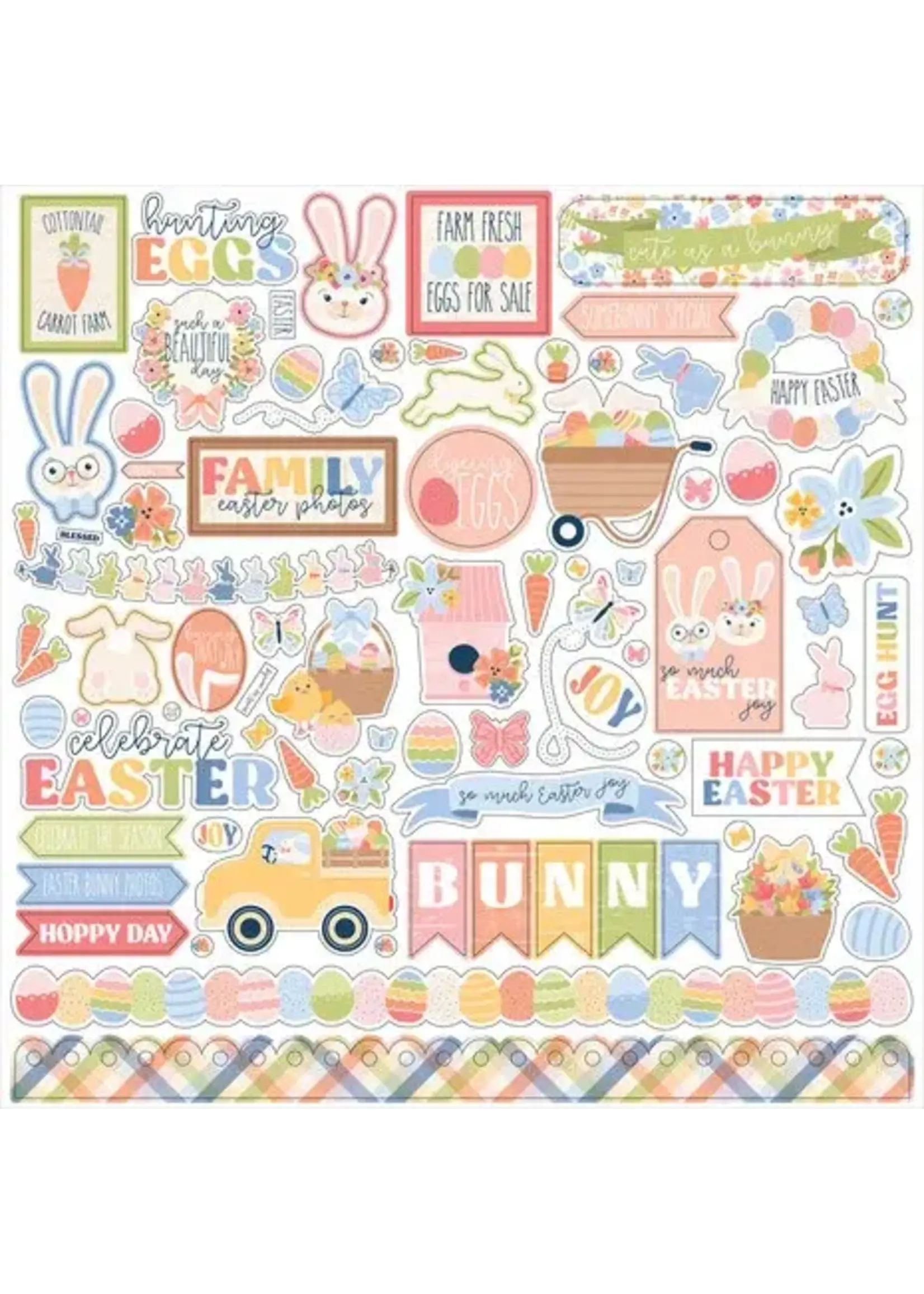 Bunnies And Baskets 12x12 Inch Collection Kit (BUB412016)