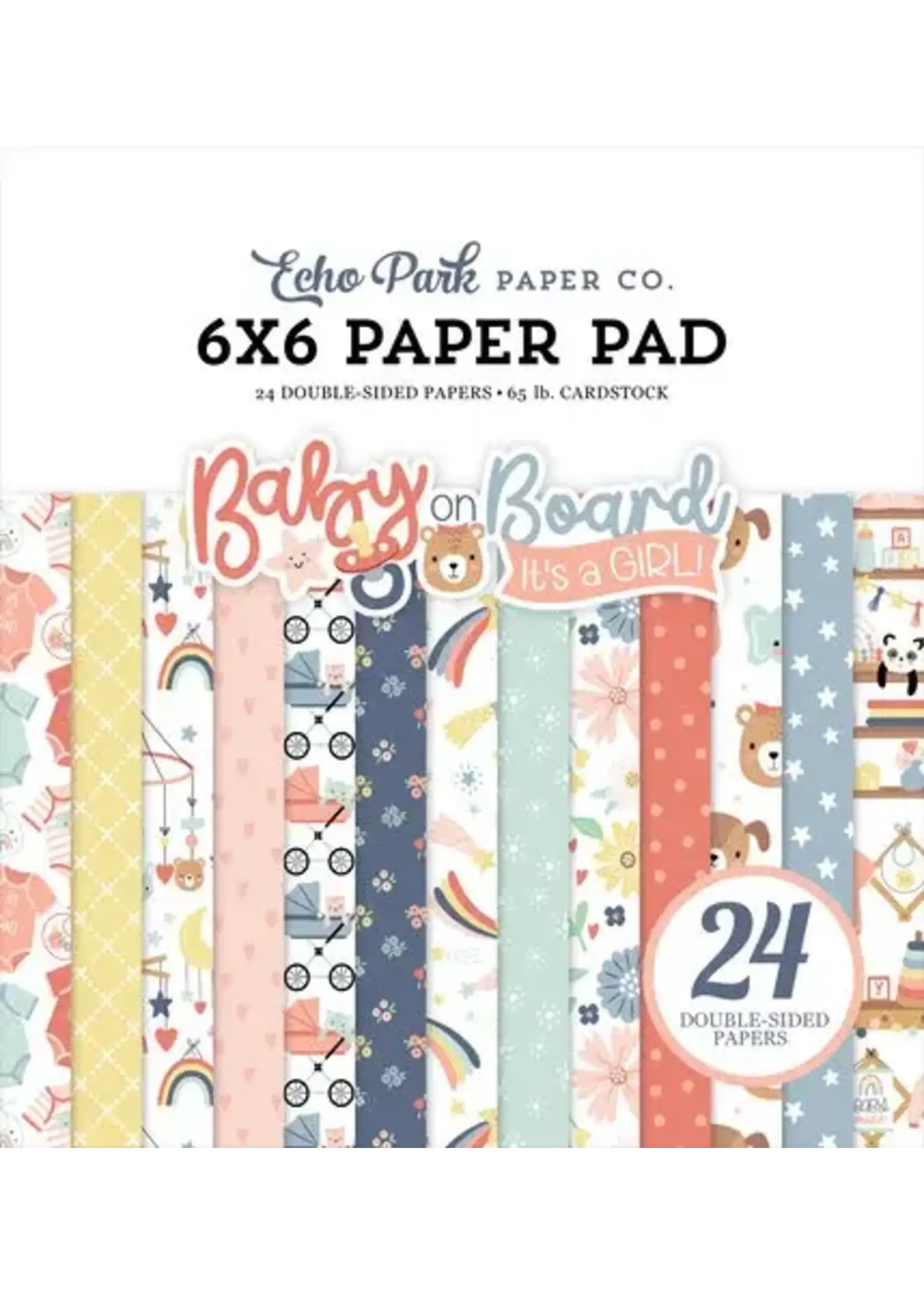 Baby On Board It's a Girl! 6x6 Inch Paper Pad (BOG414023)