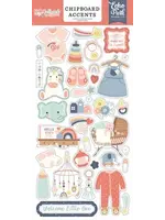 Baby On Board It's a Girl! Chipboard Accents (BOG414021)