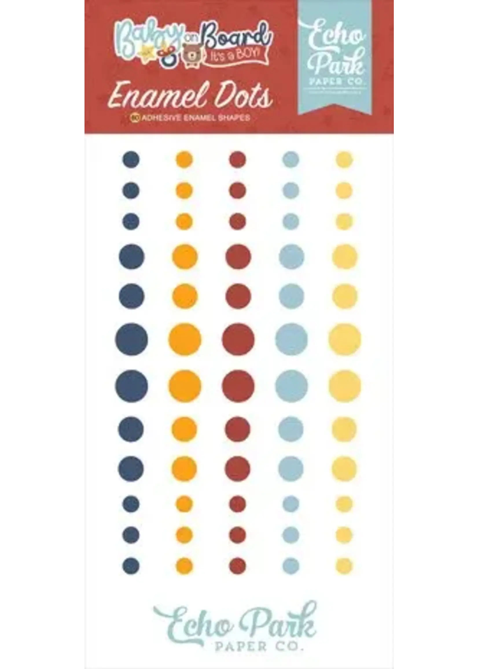 Baby On Board It's a Boy! Enamel Dots (BOB415028)