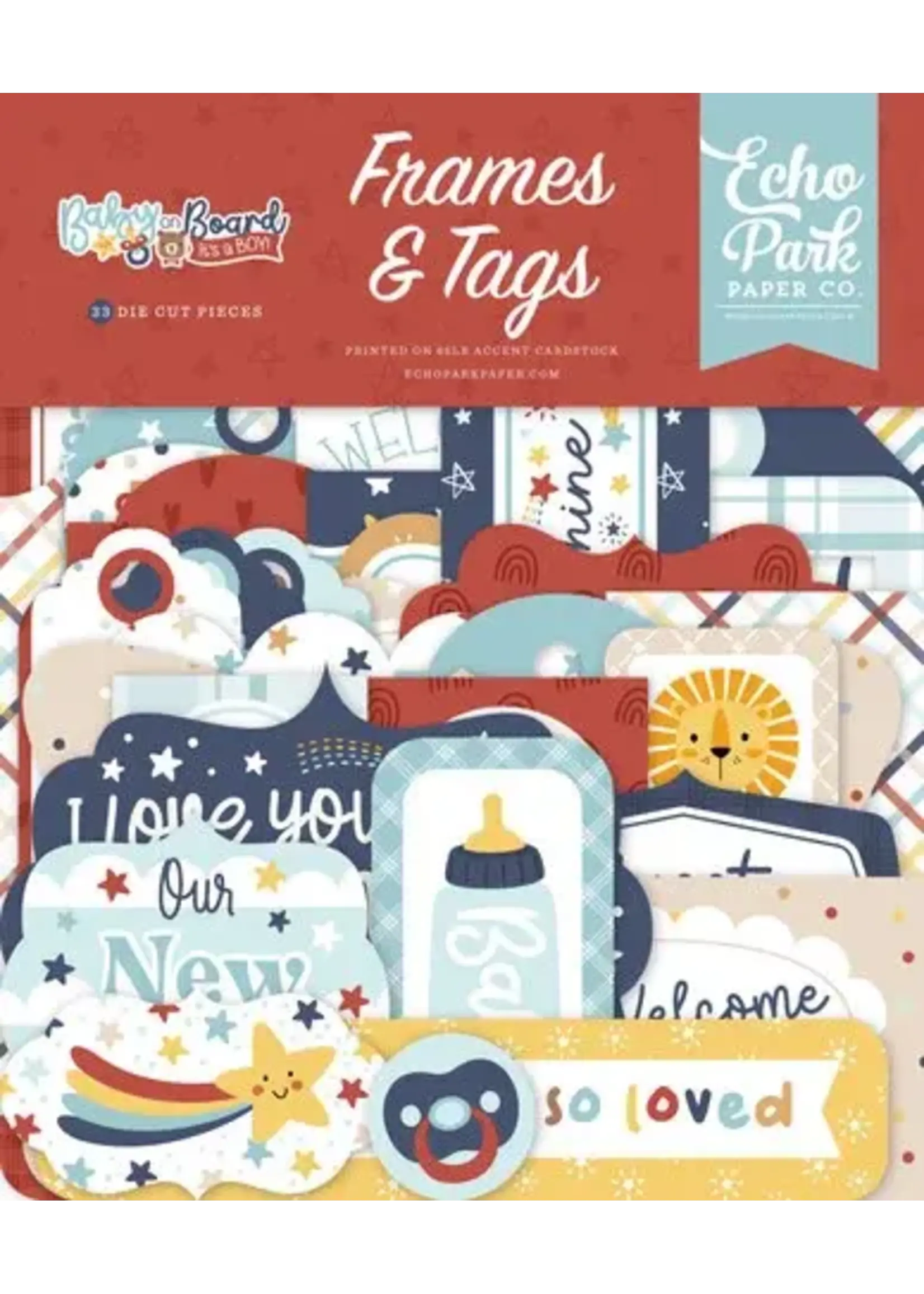 Baby On Board It's a Boy! Frames & Tags (BOB415025)