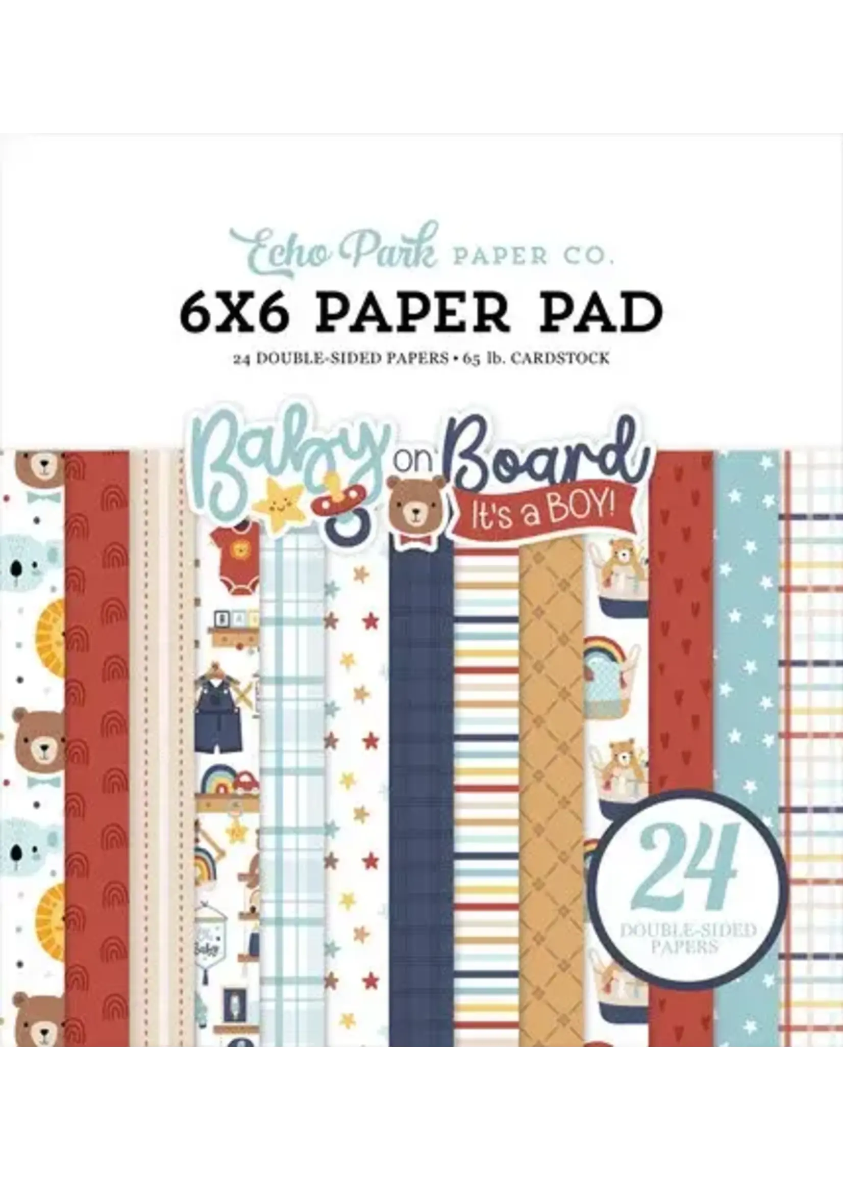 Baby On Board It's a Boy! 6x6 Inch Paper Pad (BOB415023)