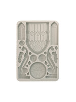 Siliconen mal A5 - Meester van de magie gotische architectuurelementen CME-code: KACMA569 cm 14,8 x 21 - 5,83" x 8,27" dikte mm 7 - 0,27"