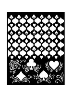 Thick stencil cm 20X25 - Master of Magic cards pattern CME Code: KSTD174
